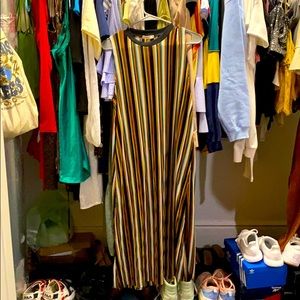 Stripped colored Pull and Bear dress